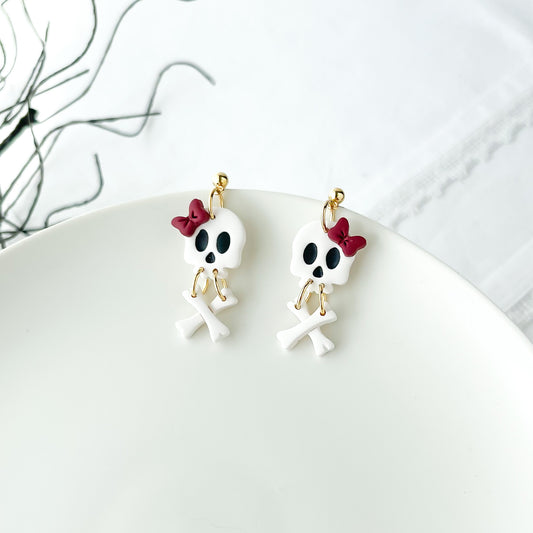 Skull and Crosss Bones Earrings